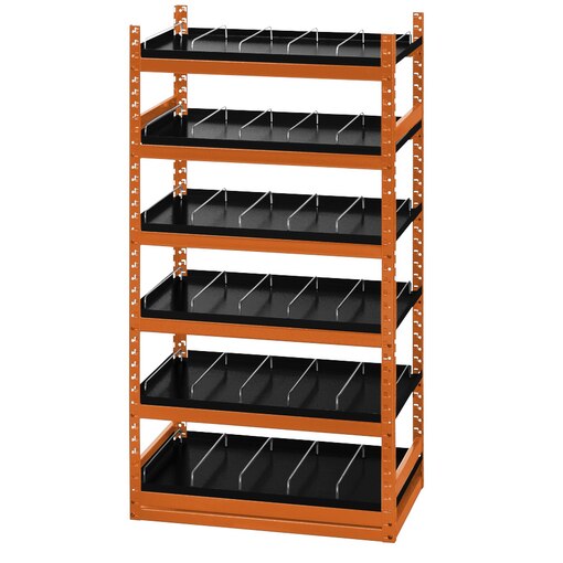 Modul DIN- und Norm Unterteil 6-fach 1000x542,5x364 mm, orange